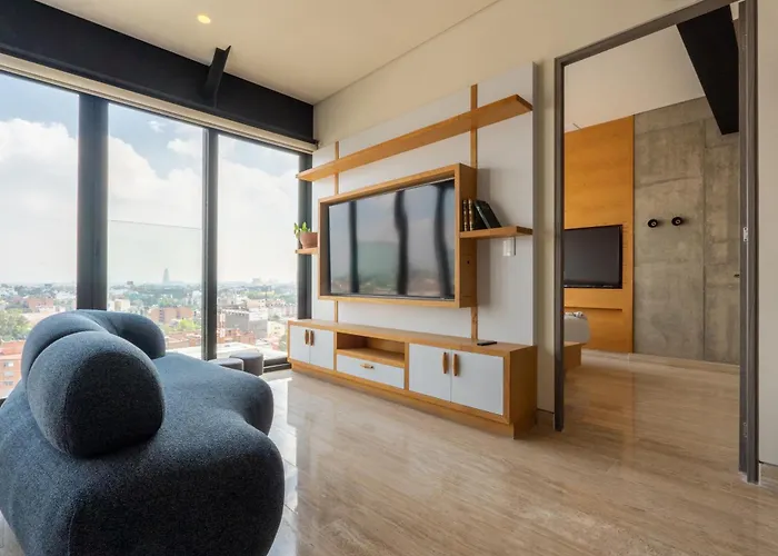 Departamento En Cdmx Con Gym Y Coworking * Mexico City